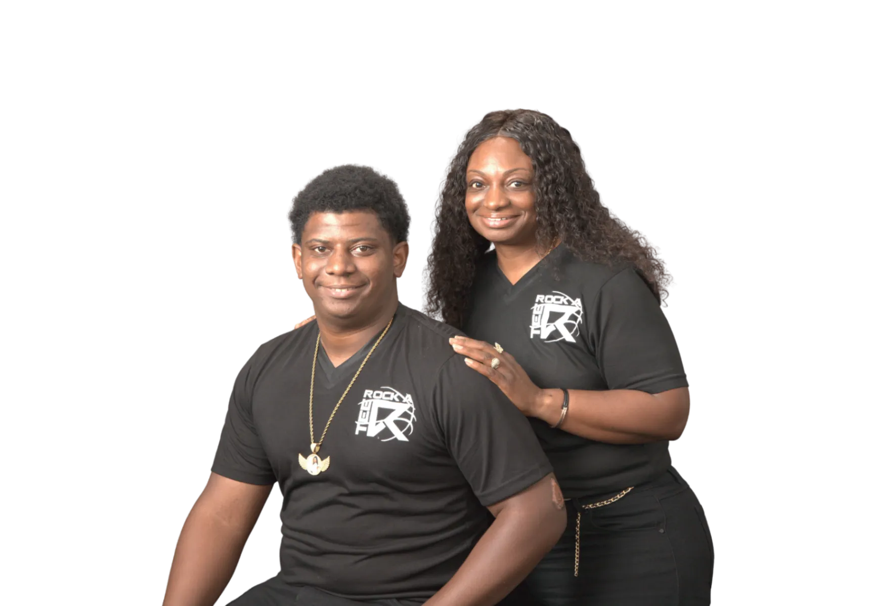 Maria and Tyron Edwards, owners of Rock A Tee