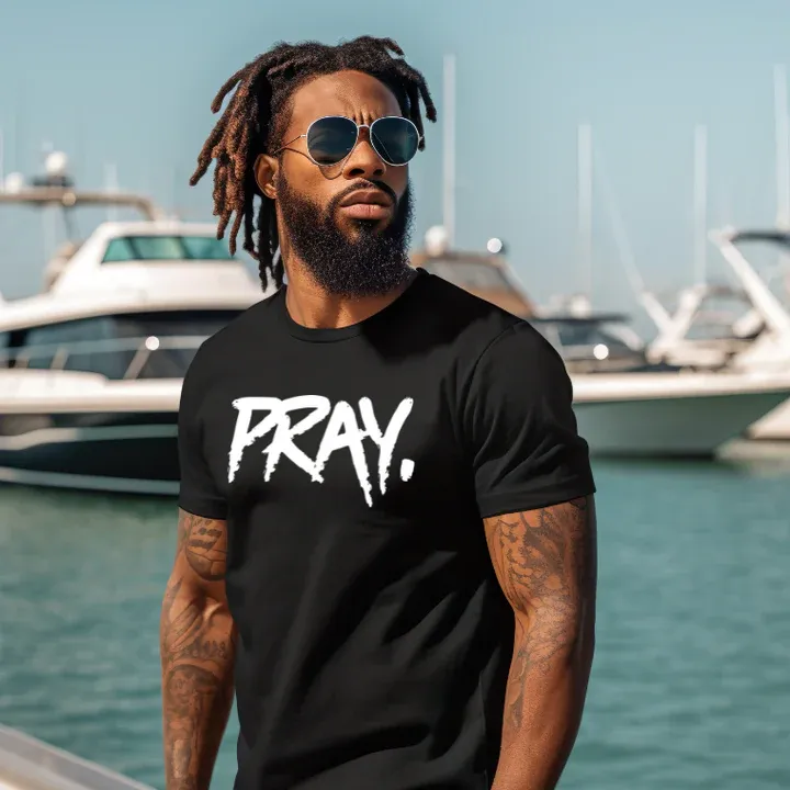 Black Pray custom t-shirt